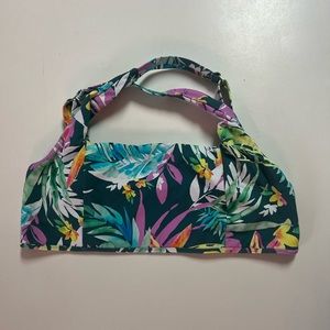 Night Dive Swim Kiki Top | Tropical Floral | Plus Size 2X